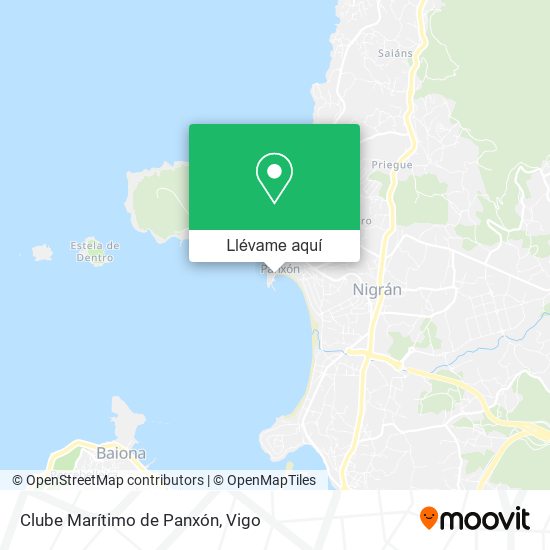 Mapa Clube Marítimo de Panxón