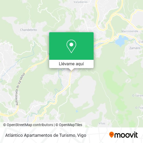 Mapa Atlántico Apartamentos de Turismo