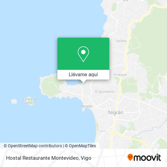 Mapa Hostal Restaurante Montevideo