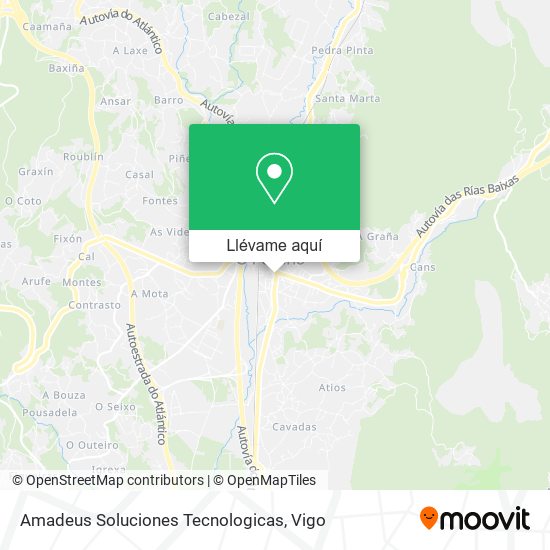 Mapa Amadeus Soluciones Tecnologicas