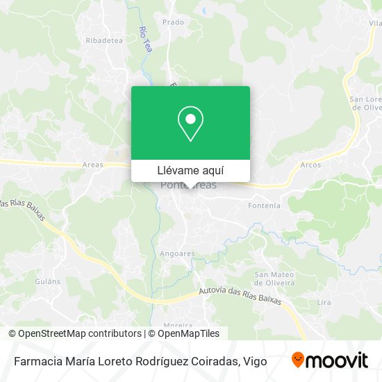 Mapa Farmacia María Loreto Rodríguez Coiradas