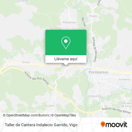 Mapa Taller de Cantera Indalecio Garrido