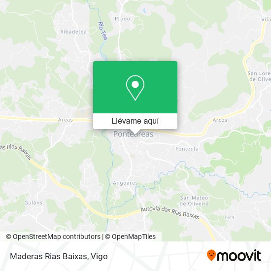 Mapa Maderas Rias Baixas