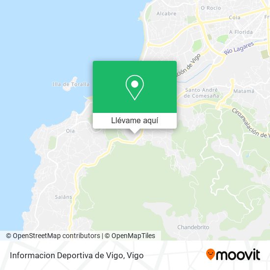 Mapa Informacion Deportiva de Vigo