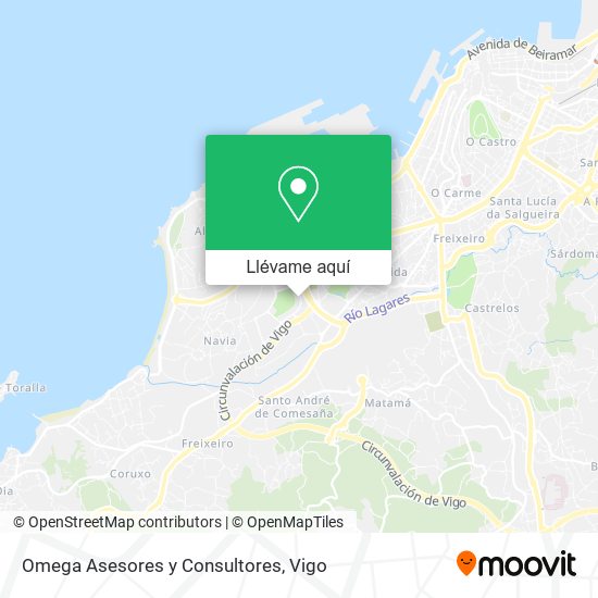 Mapa Omega Asesores y Consultores