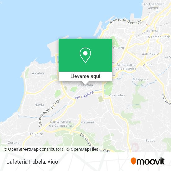 Mapa Cafeteria Irubela