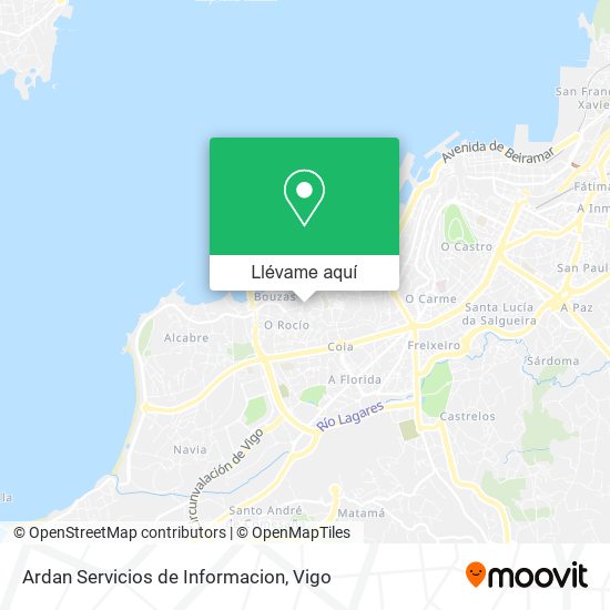 Mapa Ardan Servicios de Informacion