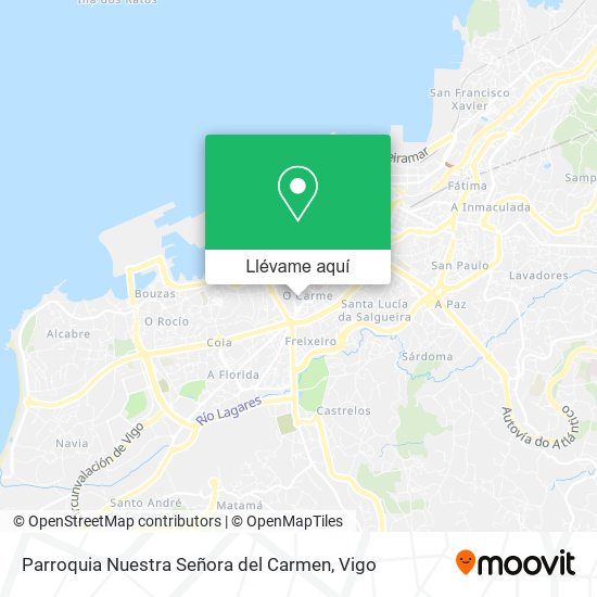 Mapa Parroquia Nuestra Señora del Carmen