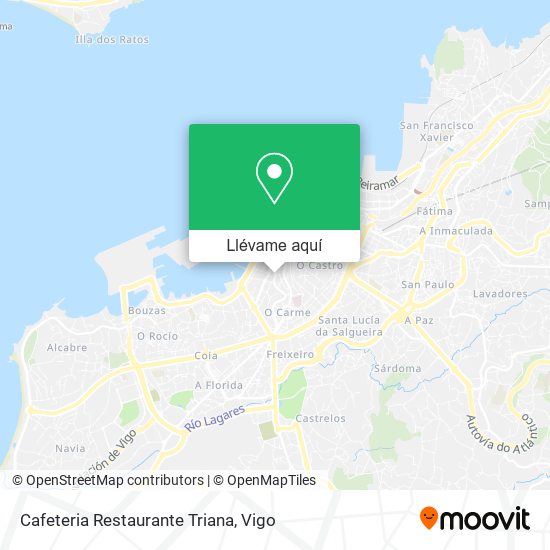 Mapa Cafeteria Restaurante Triana