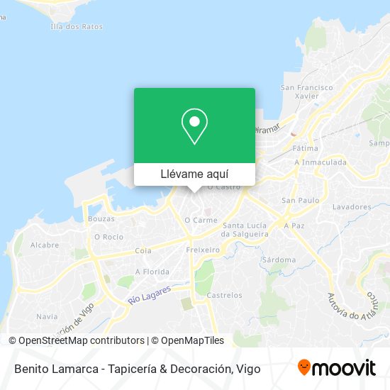 Mapa Benito Lamarca - Tapicería & Decoración
