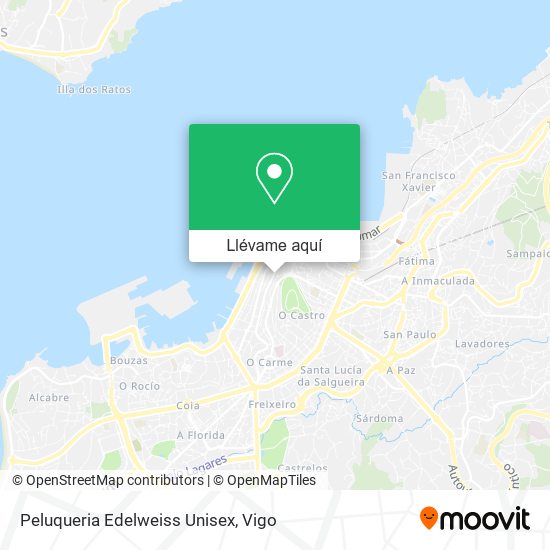 Mapa Peluqueria Edelweiss Unisex