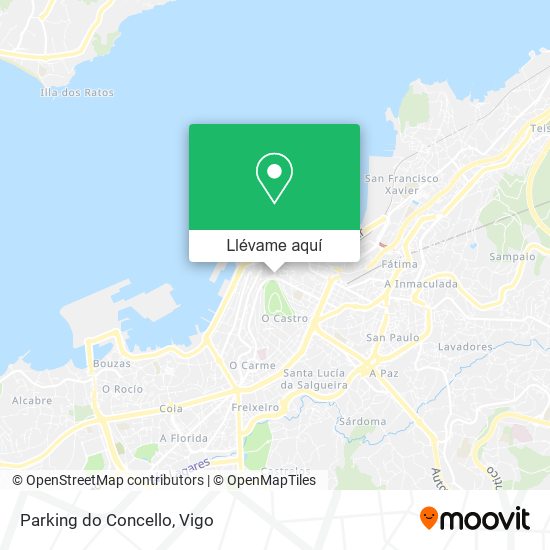 Mapa Parking do Concello