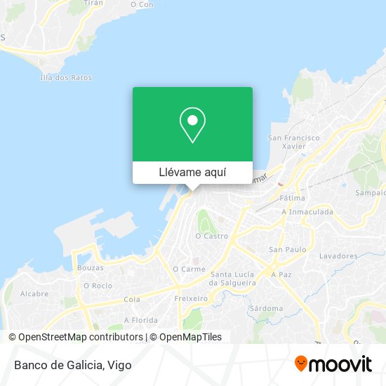 Mapa Banco de Galicia