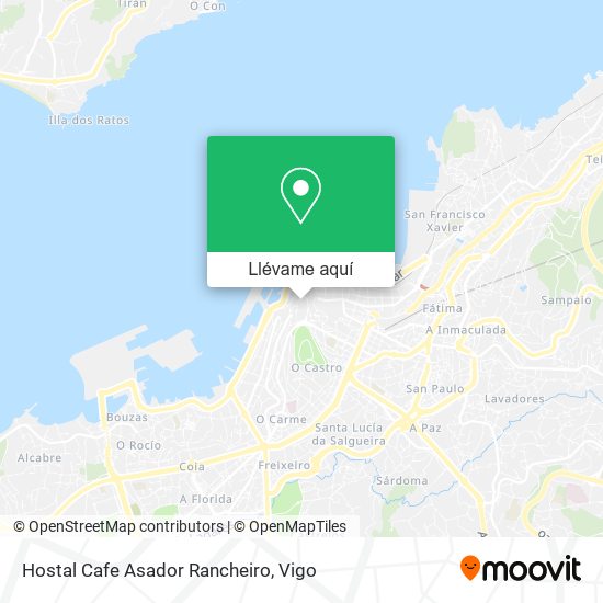 Mapa Hostal Cafe Asador Rancheiro