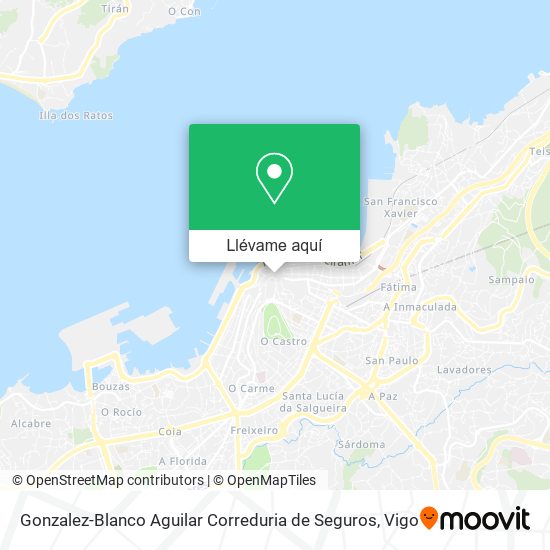 Mapa Gonzalez-Blanco Aguilar Correduria de Seguros