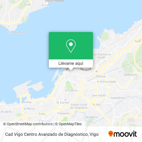 Mapa Cad Vigo Centro Avanzado de Diagnóstico