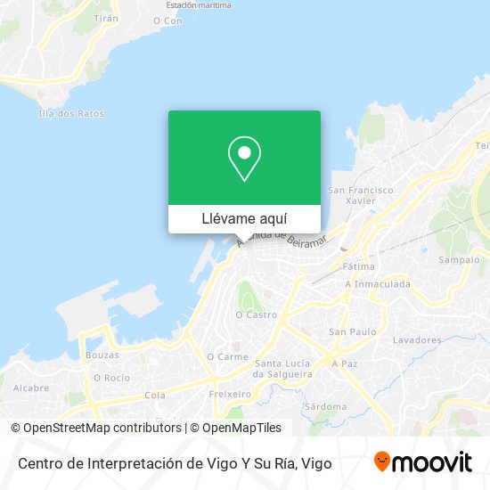 Mapa Centro de Interpretación de Vigo Y Su Ría