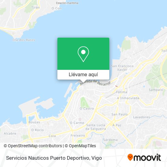 Mapa Servicios Nauticos Puerto Deportivo