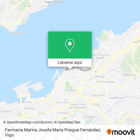 Mapa Farmacia Marina Josefa María Priegue Fernández