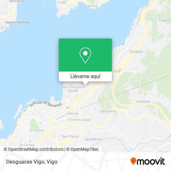 Mapa Desguaces Vigo