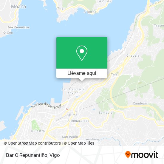 Mapa Bar O'Repunantiño