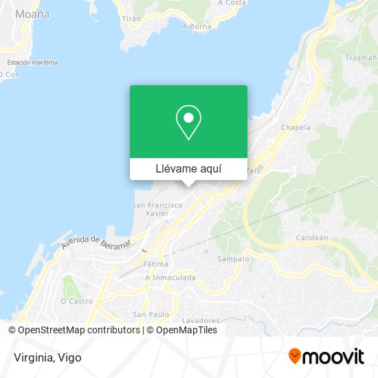 Mapa Virginia