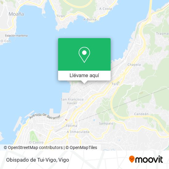 Mapa Obispado de Tui-Vigo
