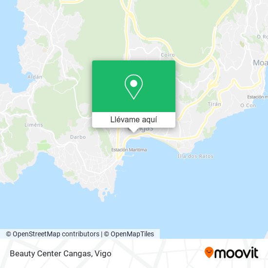 Mapa Beauty Center Cangas