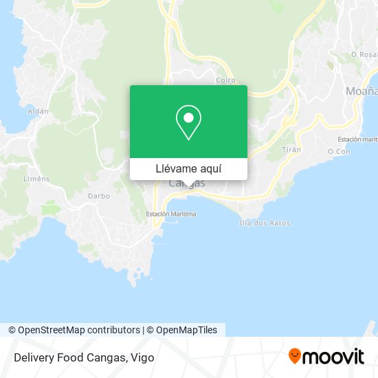 Mapa Delivery Food Cangas