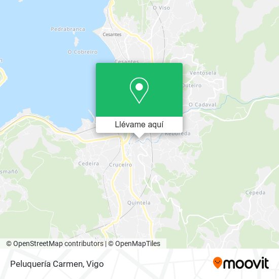 Mapa Peluquería Carmen