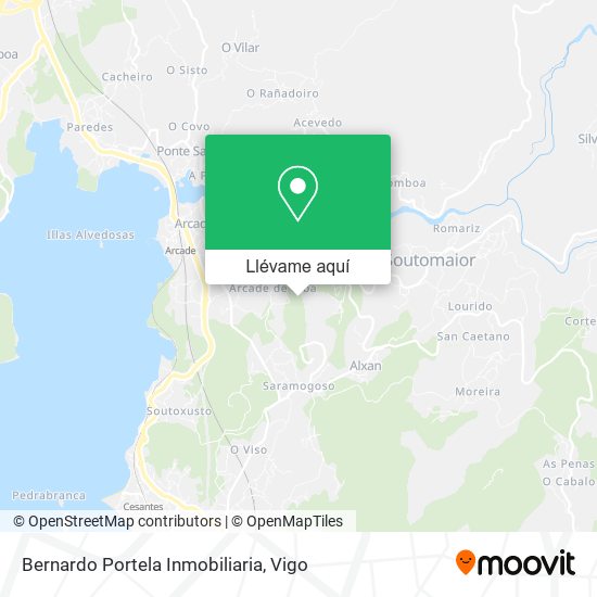 Mapa Bernardo Portela Inmobiliaria