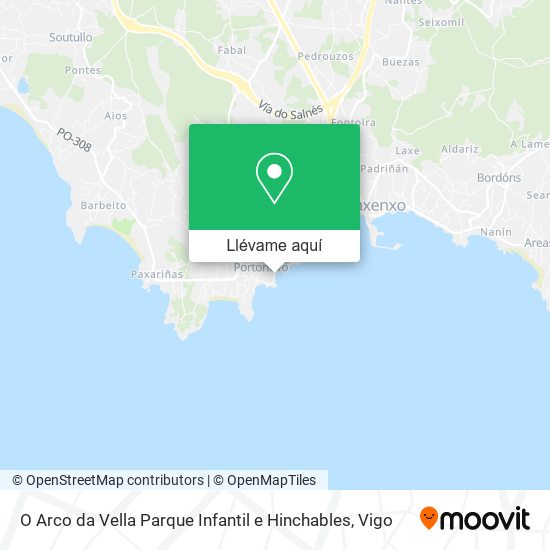 Mapa O Arco da Vella Parque Infantil e Hinchables