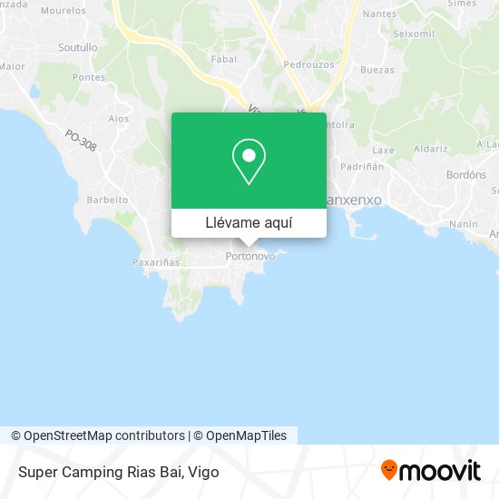 Mapa Super Camping Rias Bai