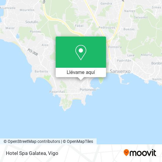 Mapa Hotel Spa Galatea