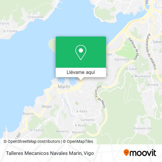 Mapa Talleres Mecanicos Navales Marin