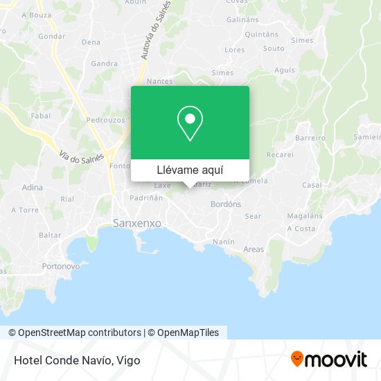 Mapa Hotel Conde Navío