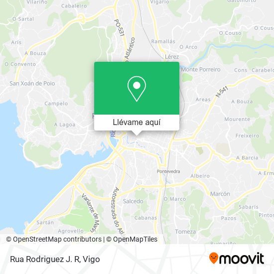 Mapa Rua Rodriguez J. R