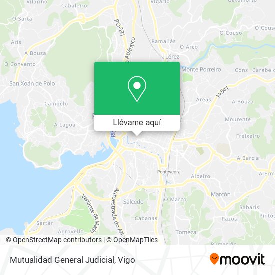 Mapa Mutualidad General Judicial