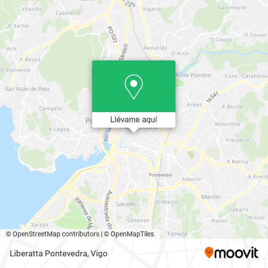 Mapa Liberatta Pontevedra