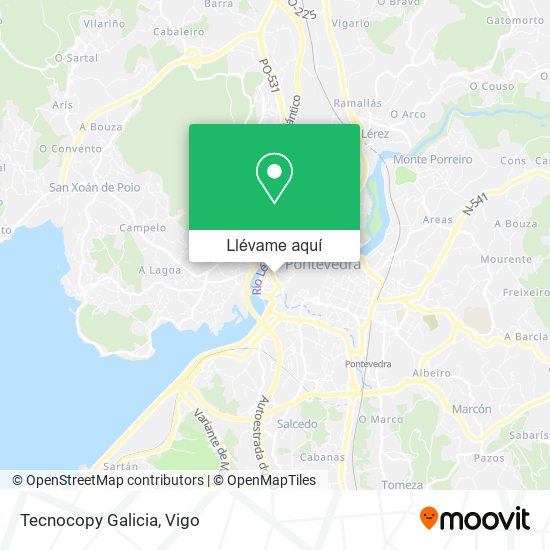 Mapa Tecnocopy Galicia