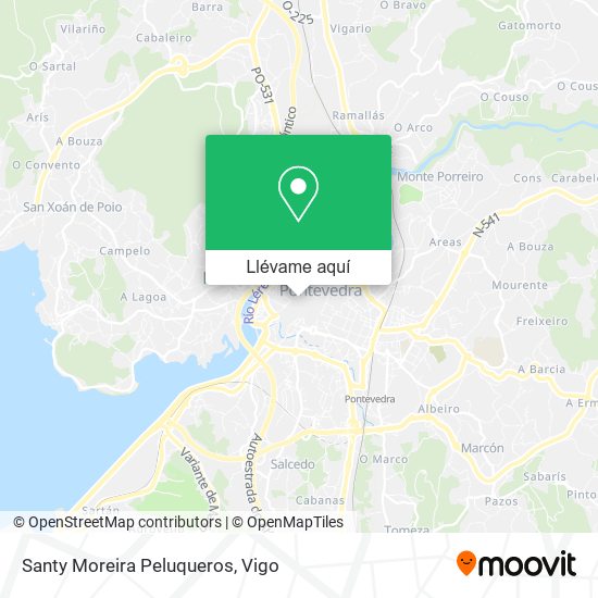 Mapa Santy Moreira Peluqueros