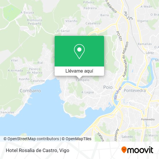 Mapa Hotel Rosalia de Castro