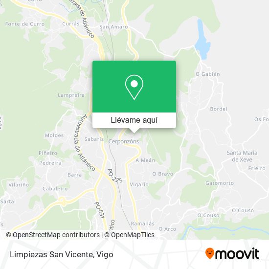 Mapa Limpiezas San Vicente