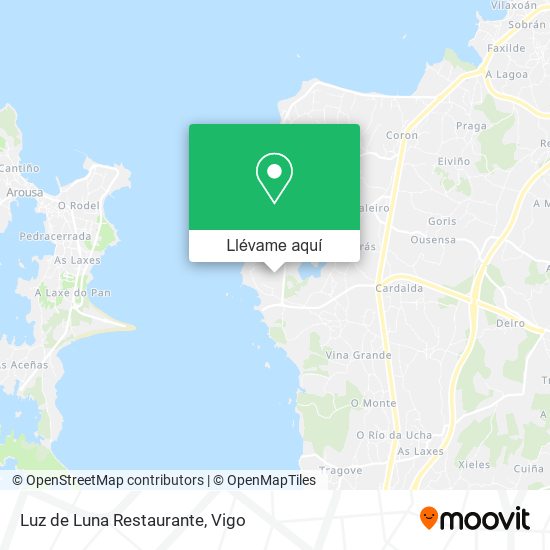 Mapa Luz de Luna Restaurante