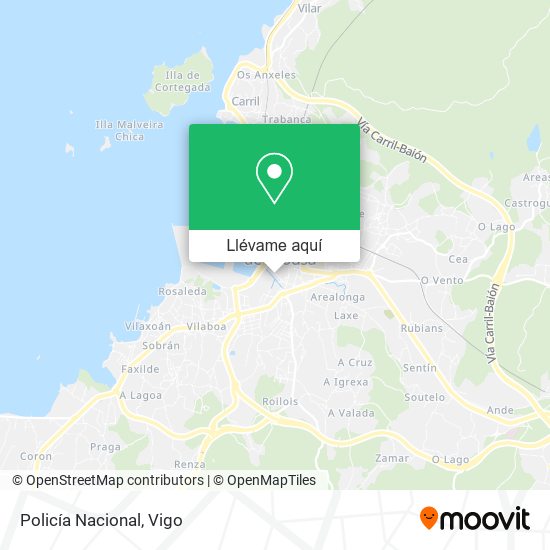 Mapa Policía Nacional