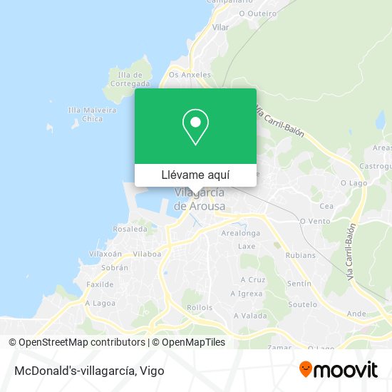 Mapa McDonald's-villagarcía