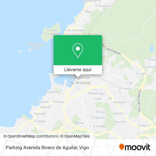 Mapa Parking Avenida Rivero de Aguilar