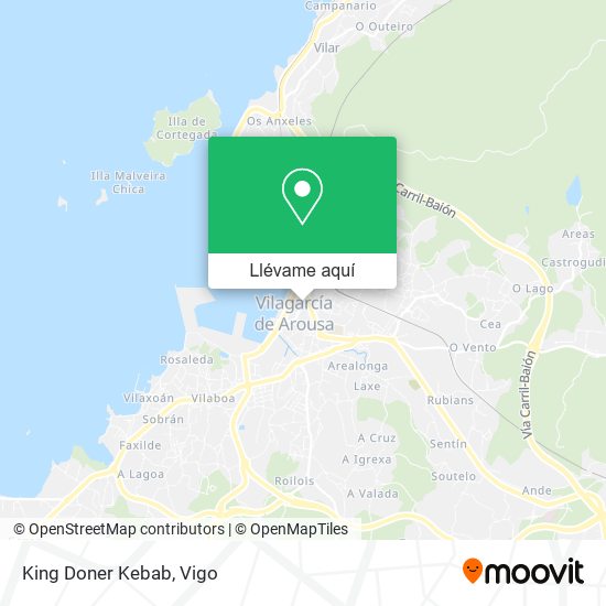 Mapa King Doner Kebab