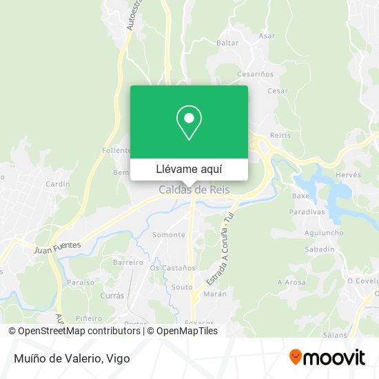 Mapa Muíño de Valerio