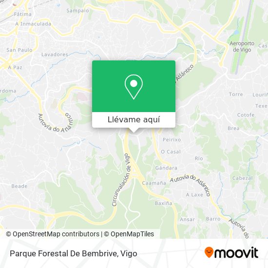 Mapa Parque Forestal De Bembrive